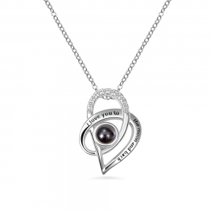 Customized Love Projection Necklace